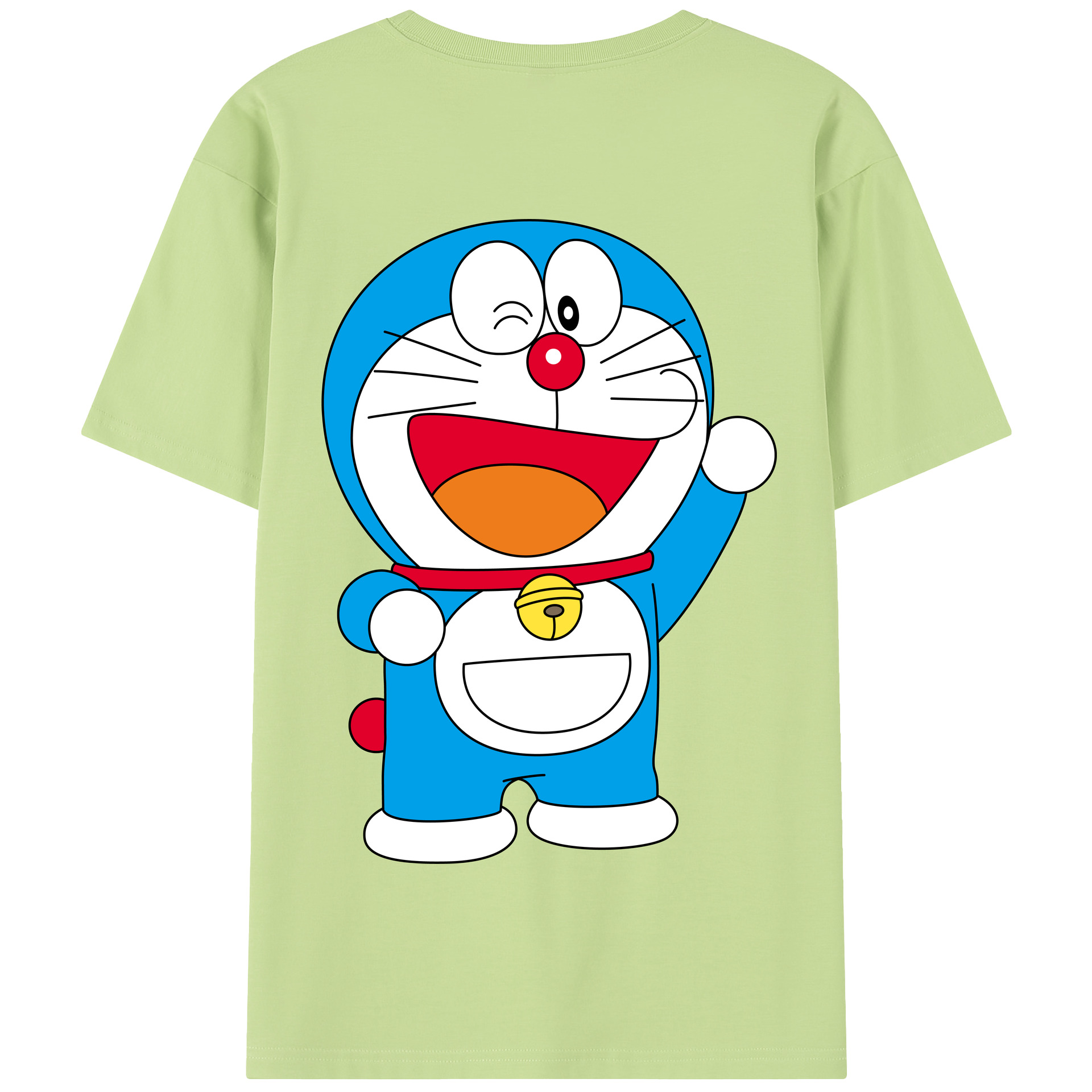 （画像用） ドラえもん Doraemon 綿100％半袖Tシャツ（背面プリント）